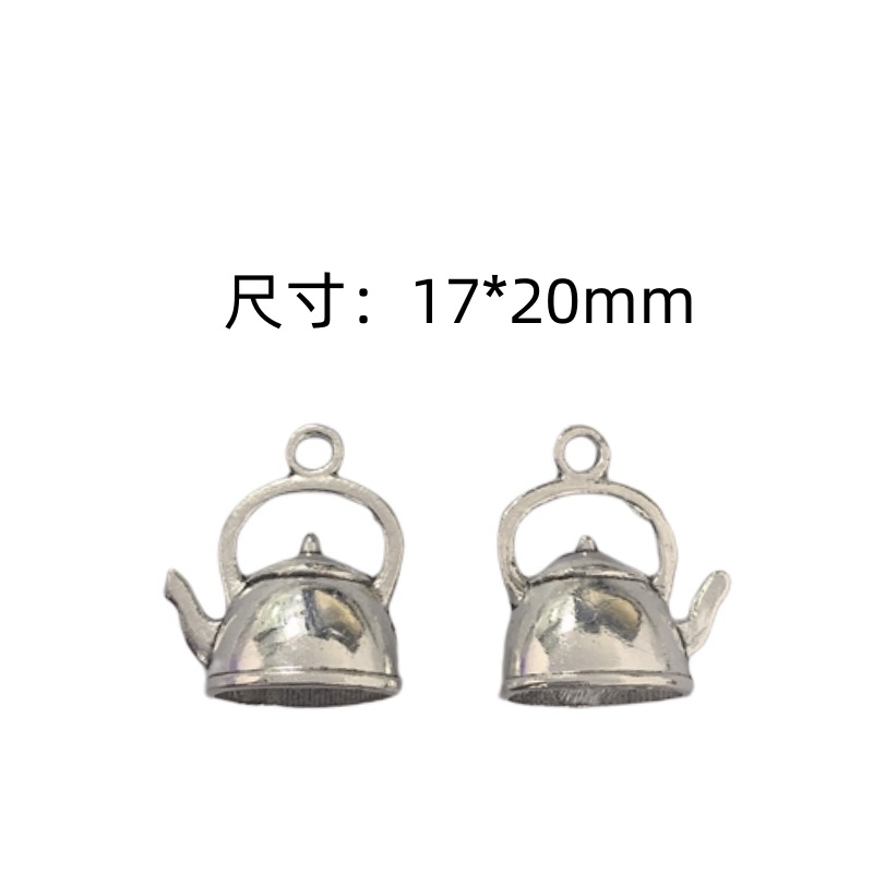 DIY zinc alloy jewelry accessories, retro three-dimensional water bottle accessories, handcrafted jewelry keychains, pendants and pendants Item Picture