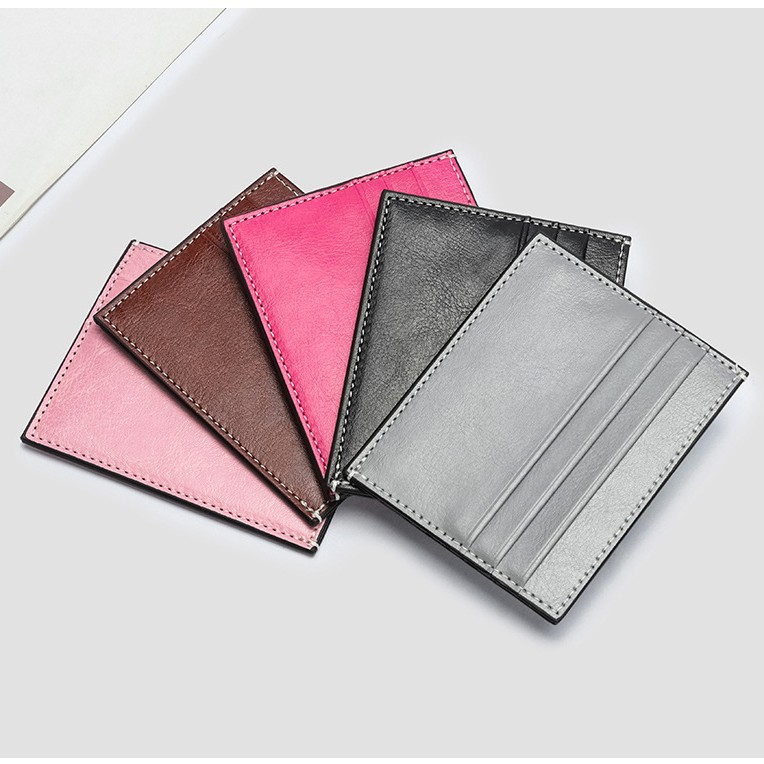 跨境PU皮小巧精致超薄男士卡包外贸银行卡证件迷你女式mini钱包