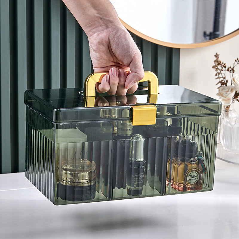 Wangshun family transparent medical kit small household medicine kit first aid kit medicine storage box large medical box cosmetic box Application Scenario