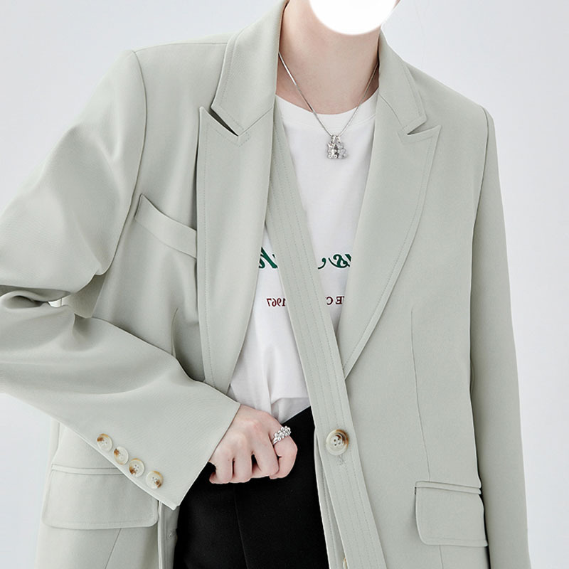 MEIS 设计感小西装女秋2022新款韩版小众设计女士小西服西装外套图