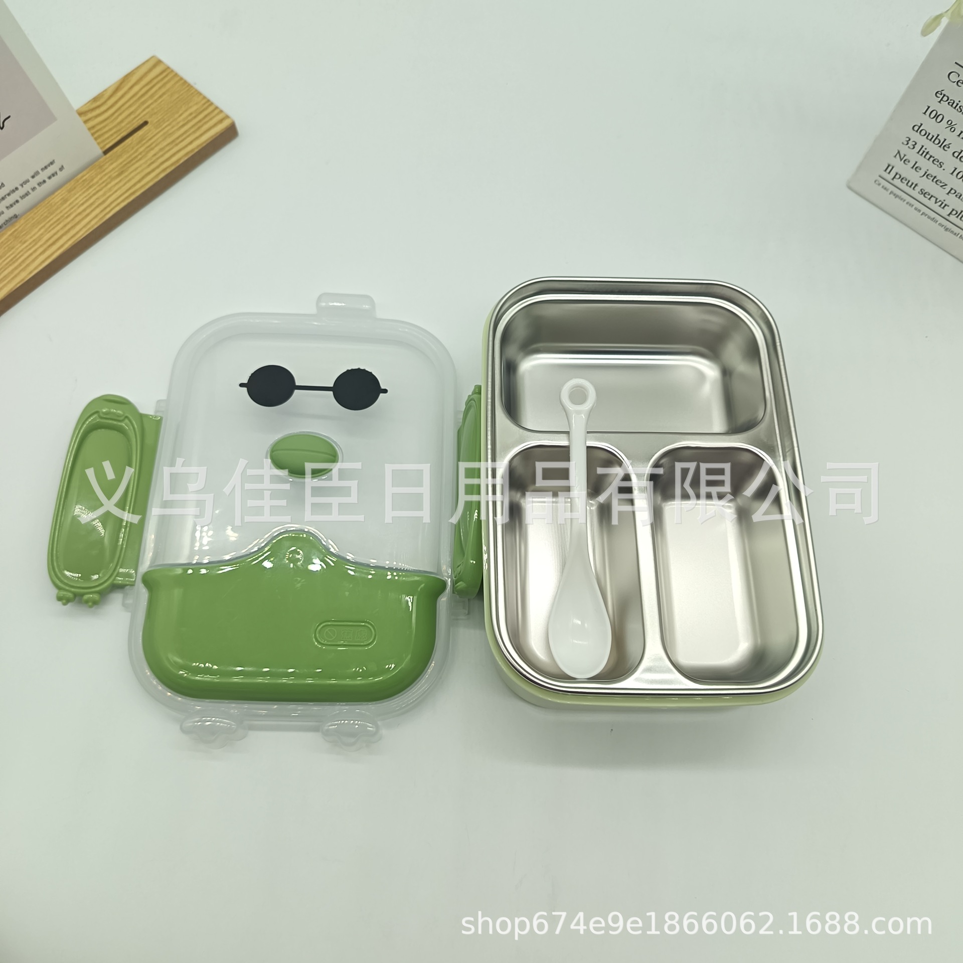 304 inner liner, 201 inner liner, stainless steel vacuum sealed leak-proof and heat-insulating lunch box, student lunch box, office worker lunch box Specification drawing