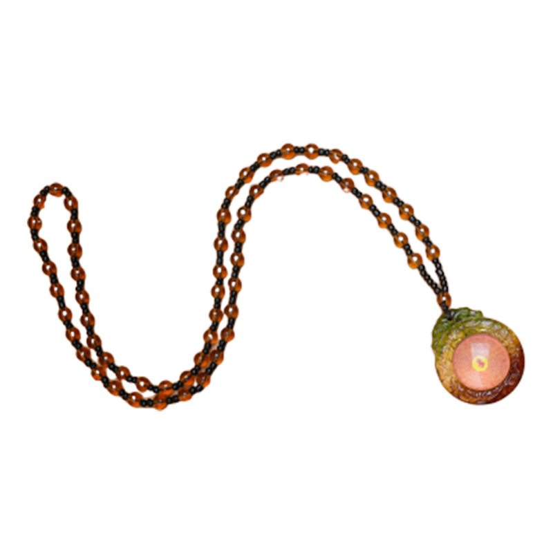 The Shurangama Mantra necklace, the best-selling item in the temple of the Peace Mantra Scenic area, the same style necklace for night market stalls, original factory wholesale of cultural and artistic prayer beads Item Picture