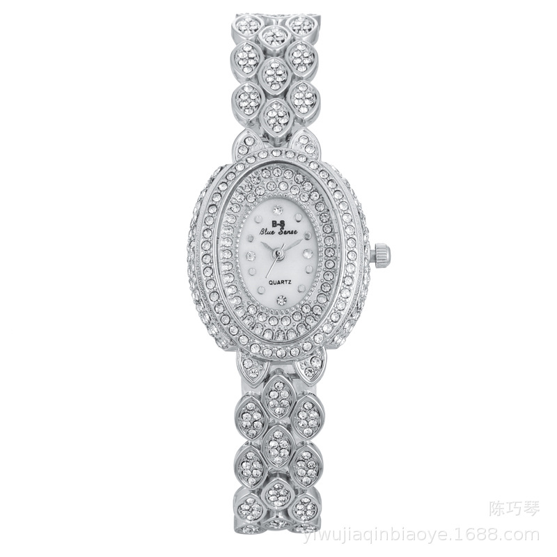 Cross-border new European and American fashion trend wristwatch, steel band bracelet watch, fashionable starry sky Roman women's diamond watch Specification image