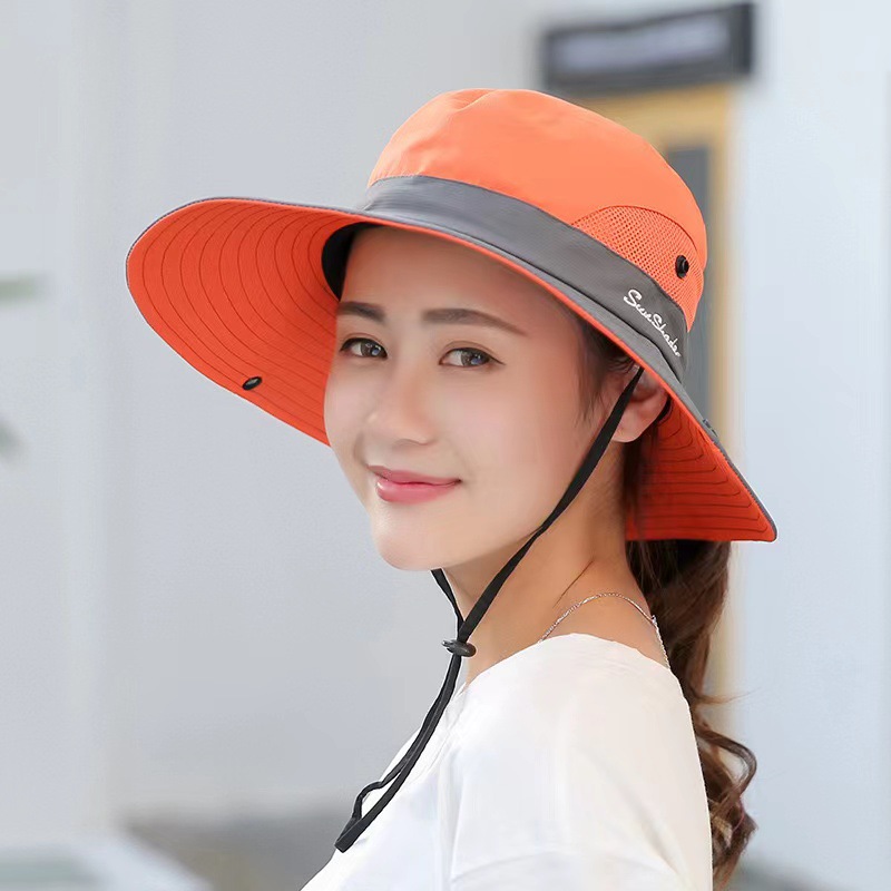 Outdoor Tourism Fishing High Appearance Level Sun Hat Comprehensive Sun Protection Uv Visor Factory Price Direct Fisherman Hat Application Scenario