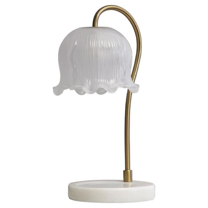 led scented wax lamp, marble timed dimming table lamp, bedroom retro bedside lamp, European-style scented night light Item Picture