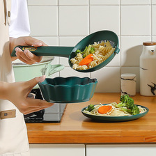 厨房家用可挂漏勺捞水饺鸡蛋捞面条漏勺神器直径网耐高温创意大勺