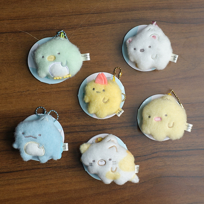 Hanging fried shrimp pendants, plush figurines, Japanese-style dolls, bags, pendants, keychains