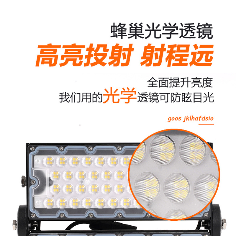 Cross-border best-selling led floodlights, high-power outdoor waterproof lighting engineering lights, park and stadium module lighting lights Specification image