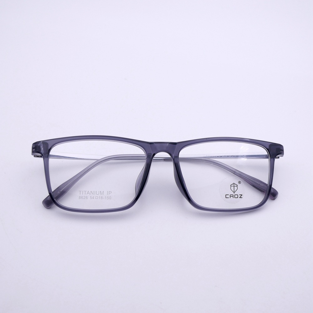 Bestsellers are always in stock. 8626 tea-colored pure titanium spectacle frames, TR90 spectacle frames, men's and women's square frames, factory direct sales Application Scenario