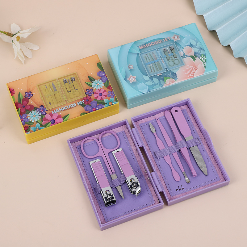 美容美甲工具/美甲工具/美甲套/指甲剪套装/美甲打磨笔细节图