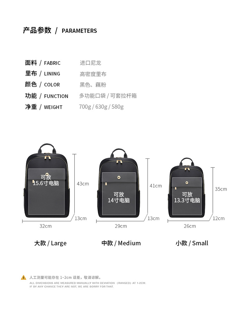 The 2023 new business and casual backpack is a lightweight and simple computer bag with large capacities of 15.6 inches, 14 inches and 13 inches Application Scenario