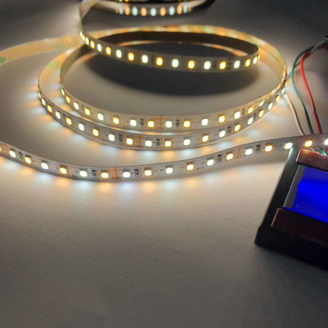 2835 Two-Color Temperature Led Light With 3V 3.7V5v12v Bathroom Mirror Smart Cabinet Light Strip 120 Lights