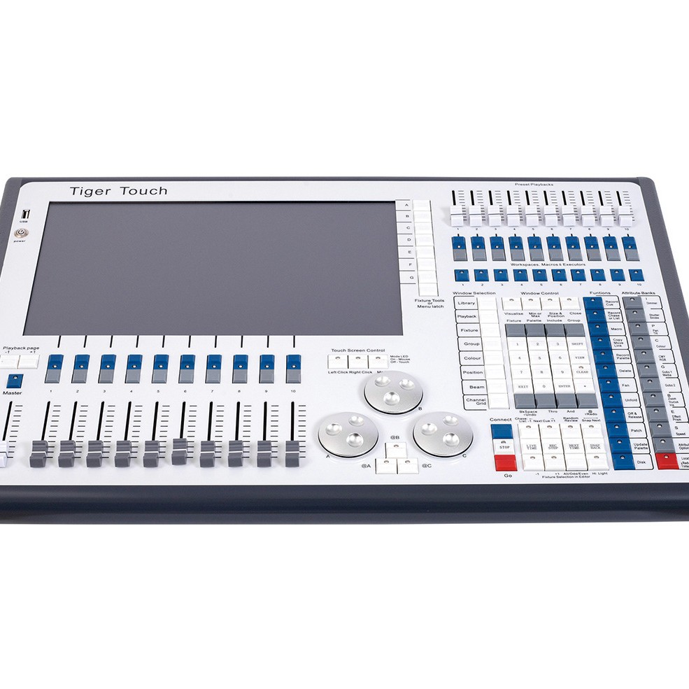 Factory direct sales TT Tiger dmx controller console stage lighting show beam light bar smart touch screen lighting controller DMX512 dimmer stage lighting design flight case packing  2025 hot sale details Picture