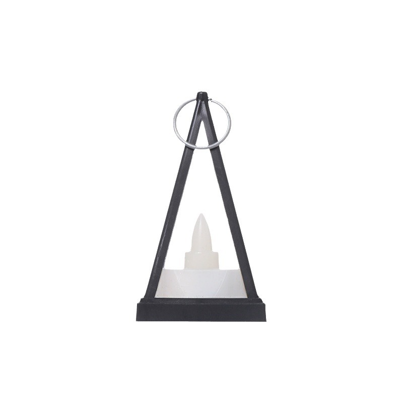 Halloween Accessories Triangle Wind Lamp Pendant Lighting Decoration European New Led Electronic Candle Light Portable Wind Lamp Item Picture