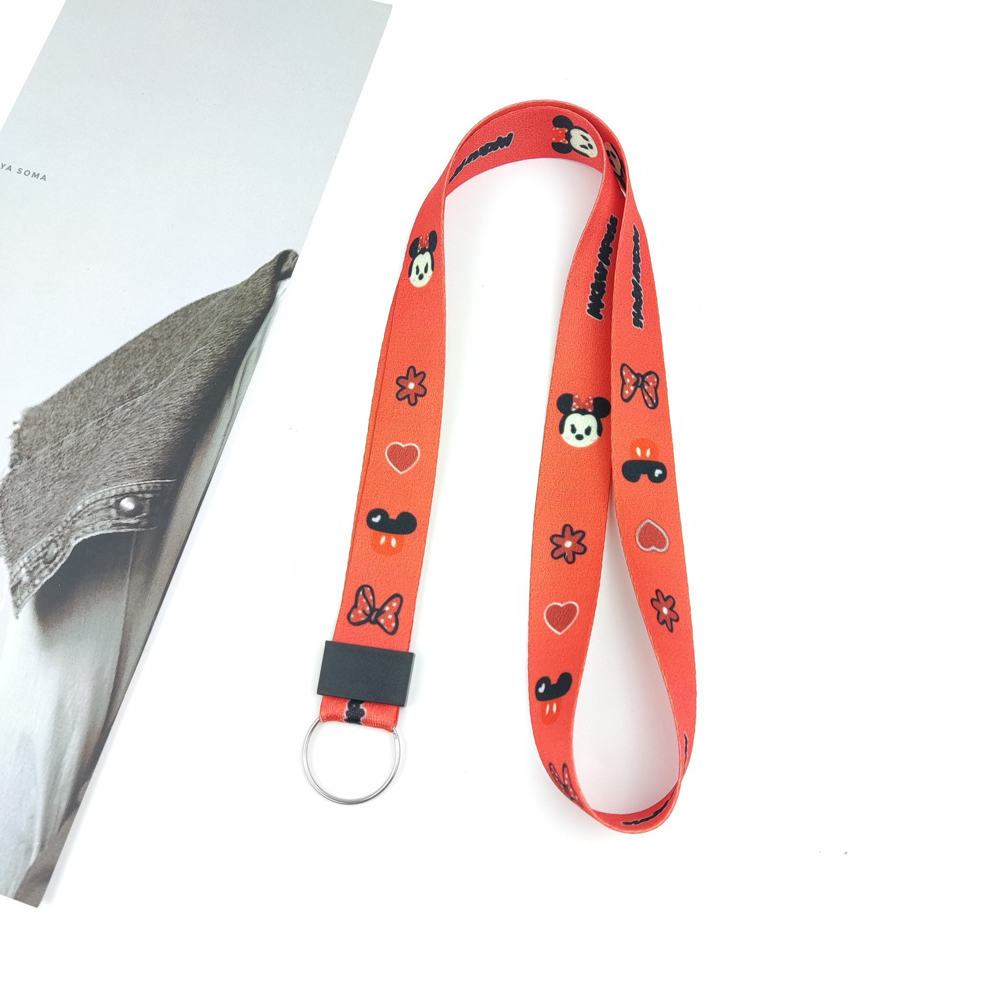 Source 2.0Mm Wide Version Heat Transfer Ribbon Can Be Logo Cartoon Hanging Neck Long Rope Kettle Card Cartoon Use Specification drawing