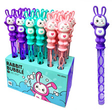 儿童户外夏天卡通动物恐龙兔子泡泡棒液吹泡泡机吹泡泡水枪玩具