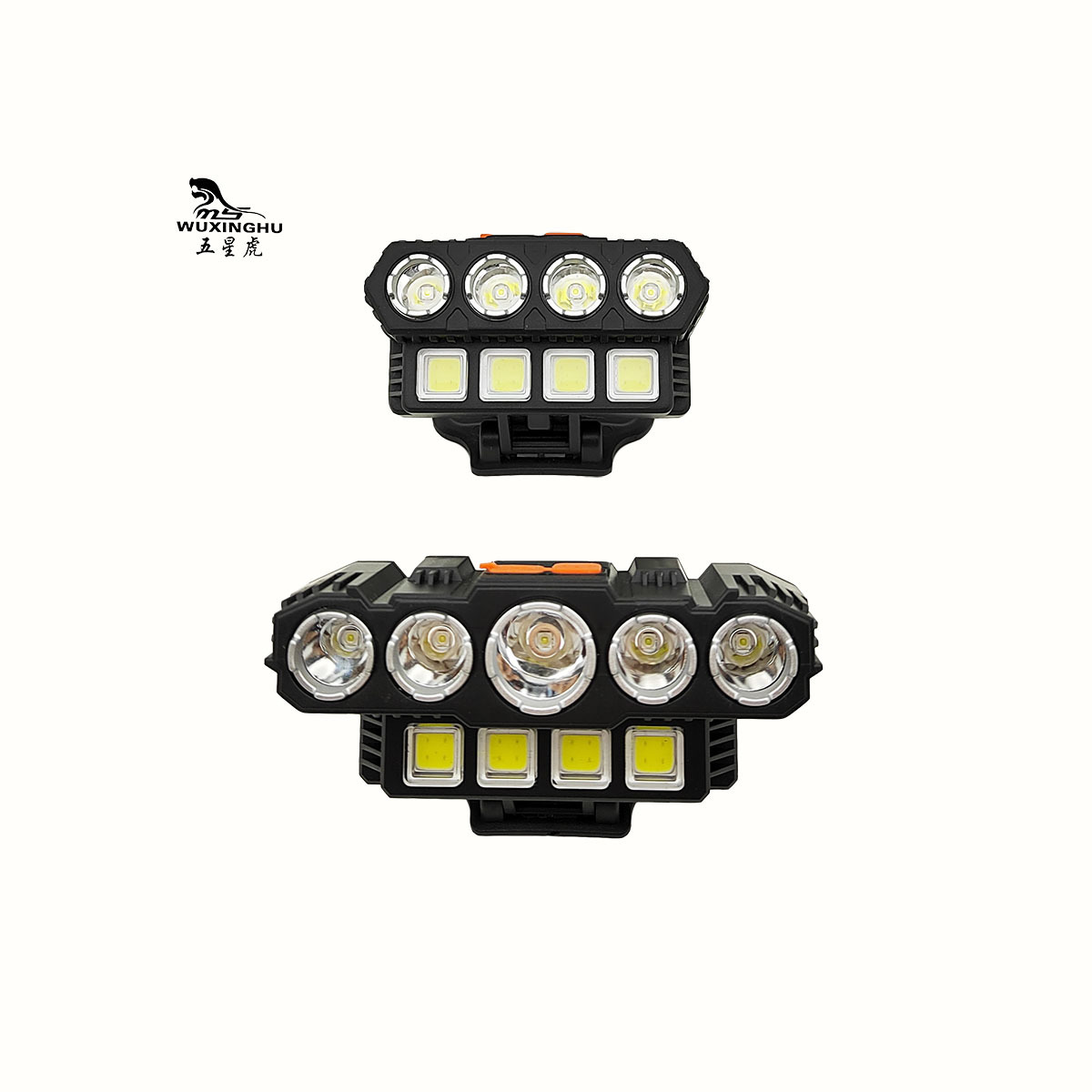 New cross-border strong headlight, ultra-bright USB rechargeable fishing light, ultra-bright head-mounted LED headlight, miner's lamp details Picture