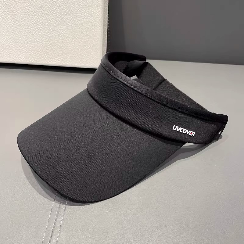 Outdoor Running Sports Tennis Hat Female Summer Outing Big Eaves Ice Silk Cool Feeling No Cap Cap Uv Protection Specification drawing
