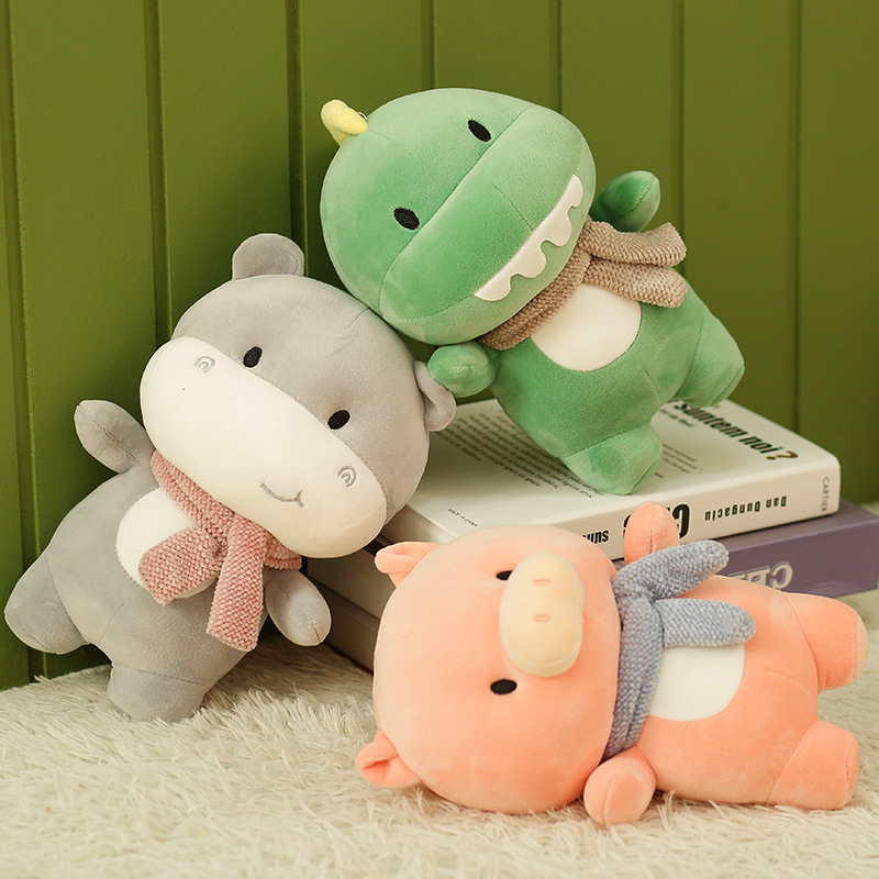 Instagram Cute Dinosaur Doll Little Lion Plush Toy Soft Cute Children's Doll Birthday Gift Small Application Scenario