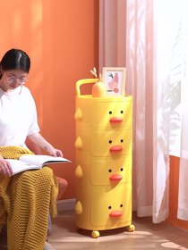 Children's toy storage rack Trolley storage rack