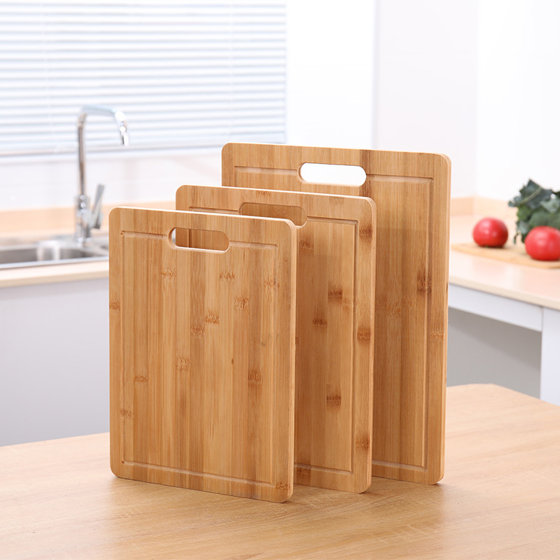 竹木木质砧板木制菜板 实木家用楠竹切菜板粘板水果案板带水槽
