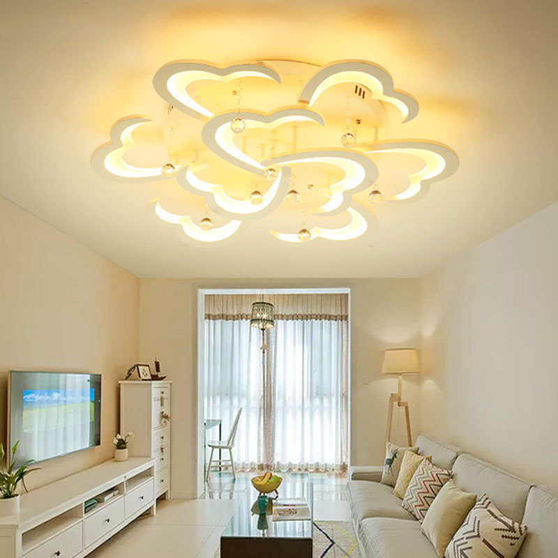 Dafeng collector atmósfera lámpara de sala de estar lámpara de dormitorio simple y moderna lámpara de techo led acrílico luz inteligente creativa