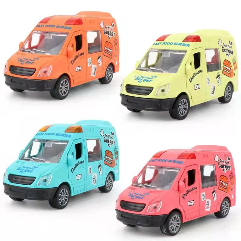 Wholesale of cross-border fun children's toy cars, ice cream vending cars, inertial rebound car models, and toys for boys and girls Specification image