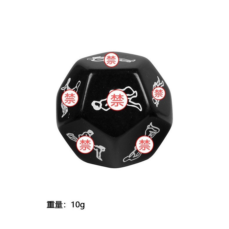 Adult sex toys 6 sides 12 sides flirting torture devices glow-in-the-dark dice game sex position poker details Picture