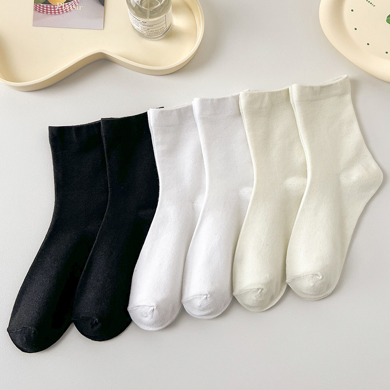Women's spring and autumn postpartum socks, summer thin student socks, pile socks, long socks, elastic bestsellers, Internet celebrities, boneless socks Specification image