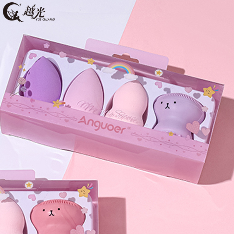 Foreign Trade Hot Makeup Eggs Super Soft Do Not Eat Powder Sponge Powder Puff Octopus Face Brush Cross-Border Makeup Eggs Application Scenario