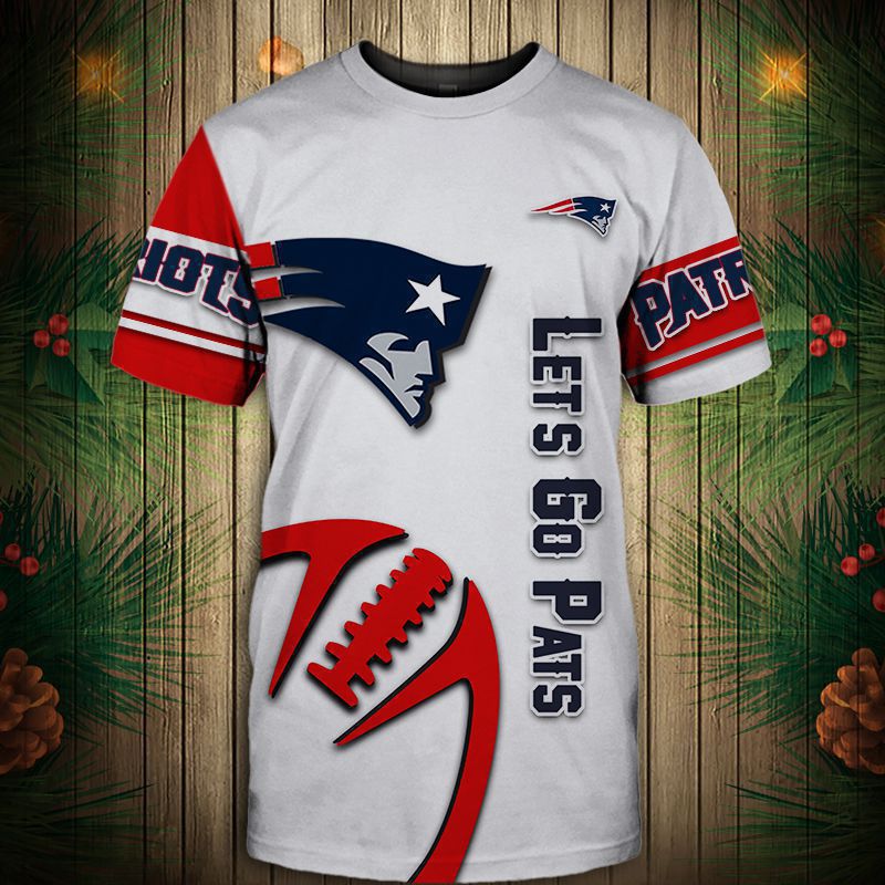 The original factory of the new series of 3D digital printed round-neck football team T-shirts for the independent station NFL short-sleeved men