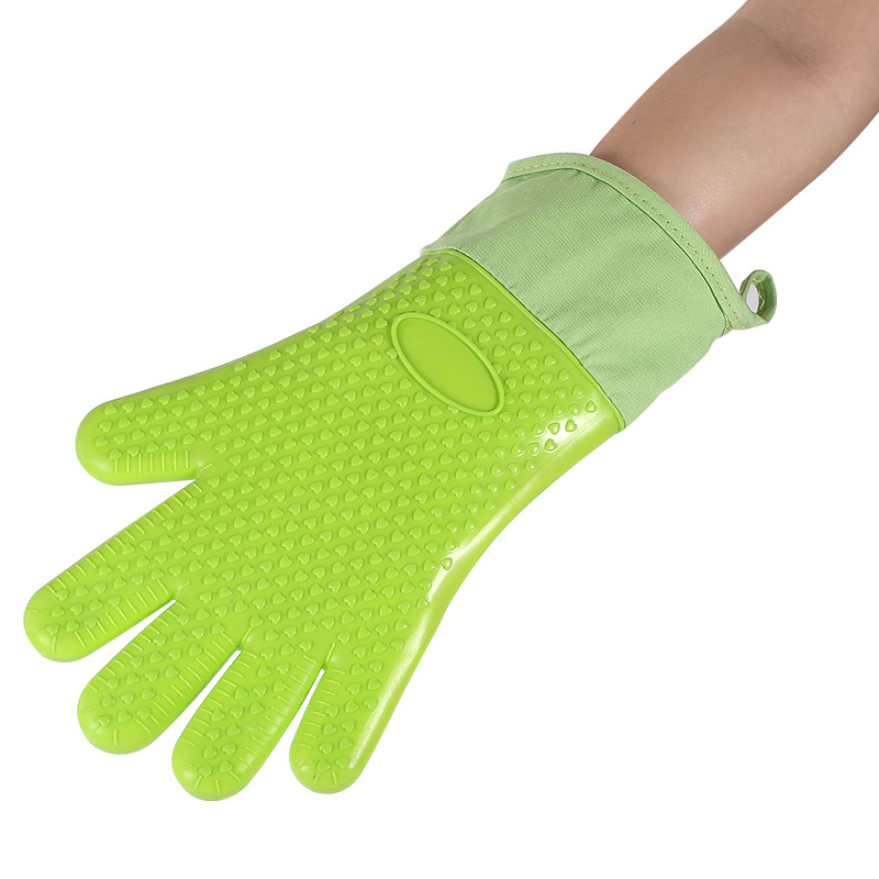 烤箱防烫手套/铝箔手套/微波炉隔热指尖套/空气炸锅白底实物图