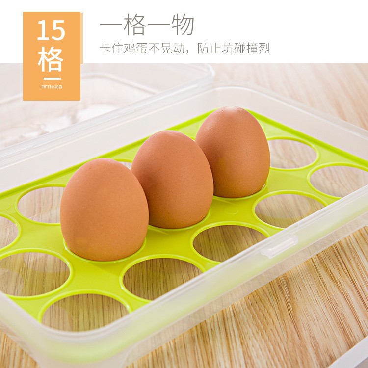 Wholesale egg box, special plastic transparent egg preservation box for refrigerator storage, in stock