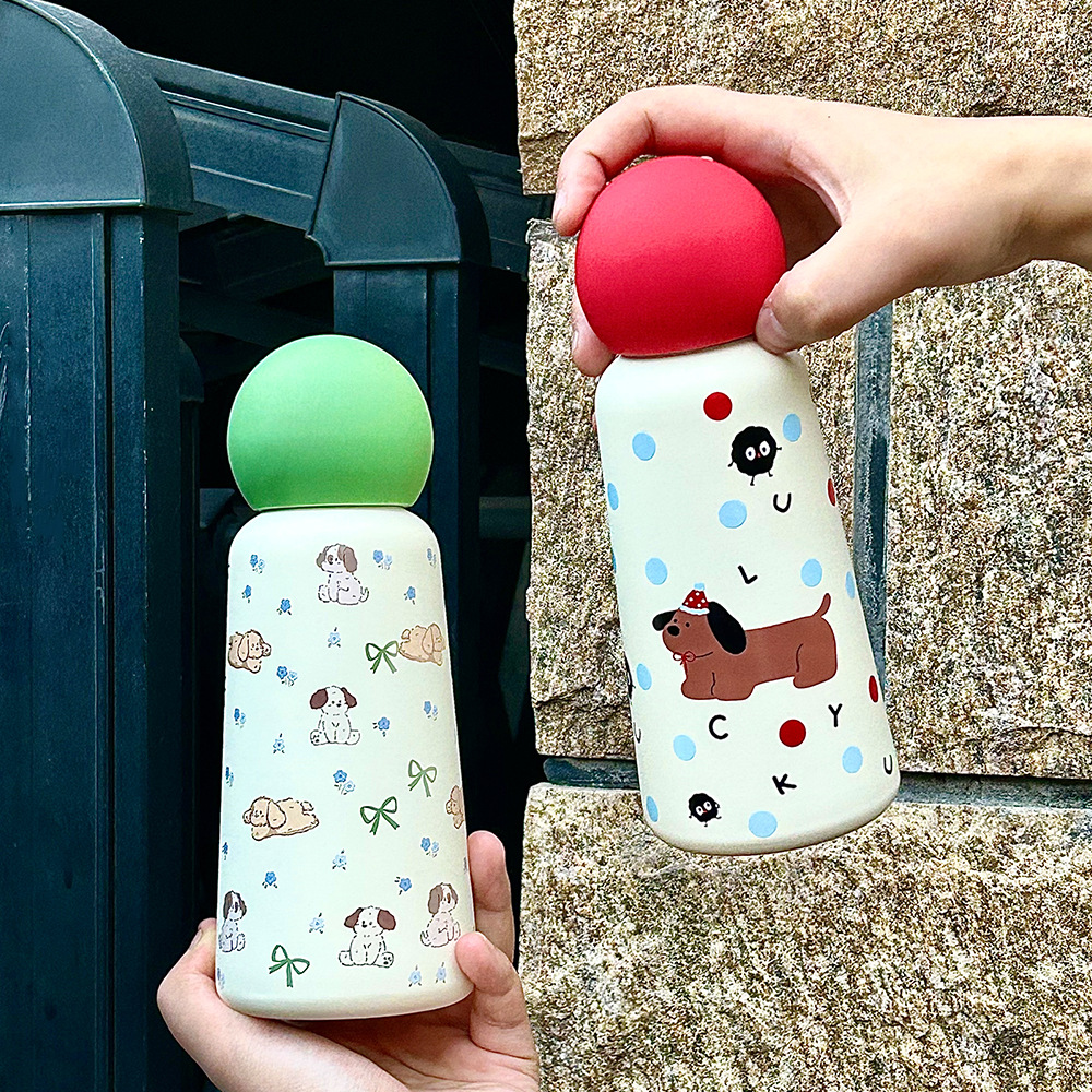 2025新款350ml不锈钢316保温杯创意可爱学生儿童便携户外运动水杯