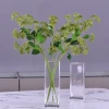Artificial flower bouquets, flower arrangements, green plants, Dingding grass, artificial flowers, living room ornaments, decorative items, plastic flowers, photography props, silk flowers, artificial plants details Picture