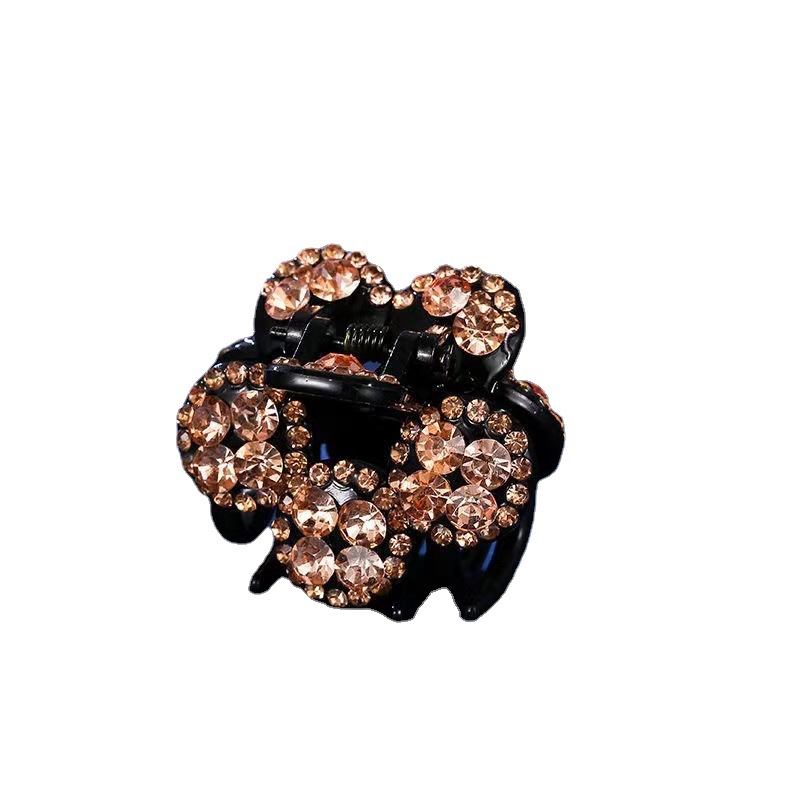 Medium Size Grab Clip Adult Non-Slip Hair Accessories Adult Everything Elegant Rhineshewn Simple Personality Hairpin Top Clip Wholesale Item Picture