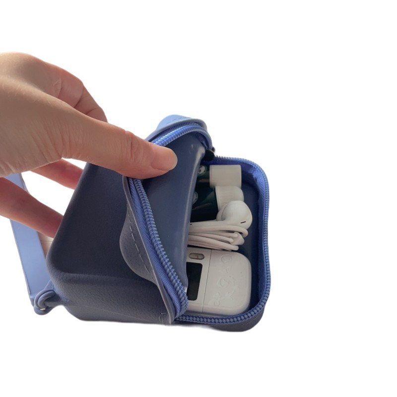硅胶方型零钱包卡片小包硬币零钱袋INS网红钥匙包耳机收纳证件包详情图4