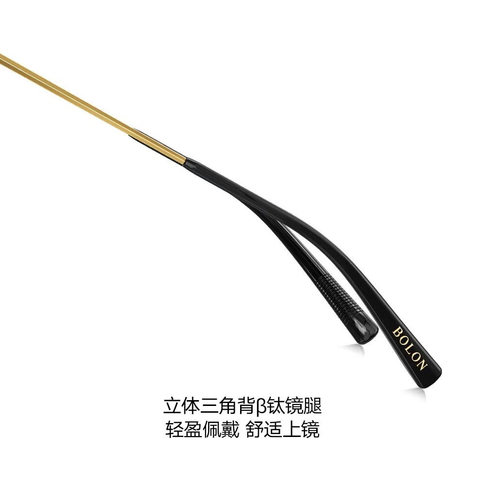 BOLONG Tyrannon Glasses /24 New Titanium Frame No-Makeup Myopia Retro Lightweight Versatile Fashion Glasses BA6006 details Picture