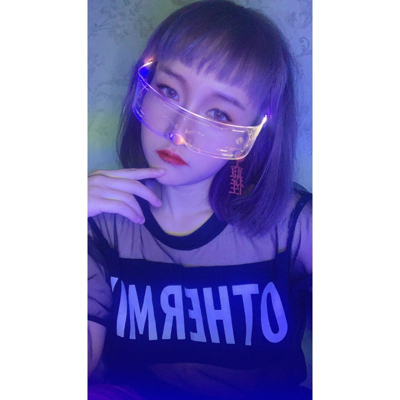 Acrylic Light Glasses Led Technology Dynamic Christmas Halloween Party Bar Dance Application Scenario