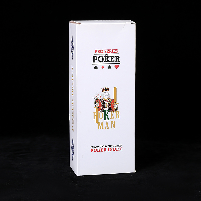 Plastic playing cards, PVC custom LOGO advertising, playing card customization manufacturer, tear-resistant and colorless, Middle East playing card customization, card making, Saudi card printing logo Specification drawing