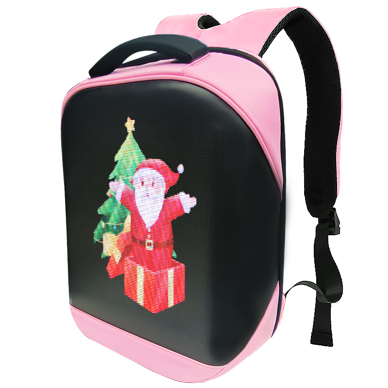 loy original manufacturer LED smart backpack, business, sports, outdoor lighting, DIY advertising backpack details Picture