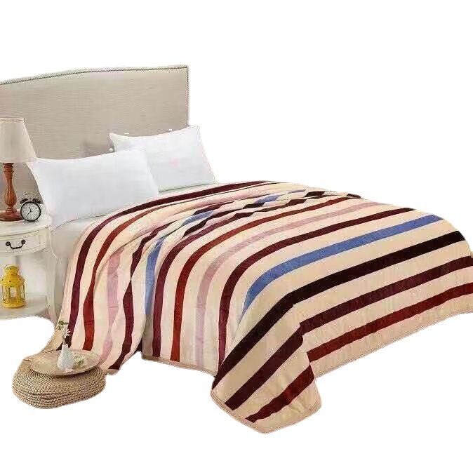 工厂毛毯法兰绒珊瑚绒毛毯办公室空调午睡盖毯懒人毯子礼品礼盒装