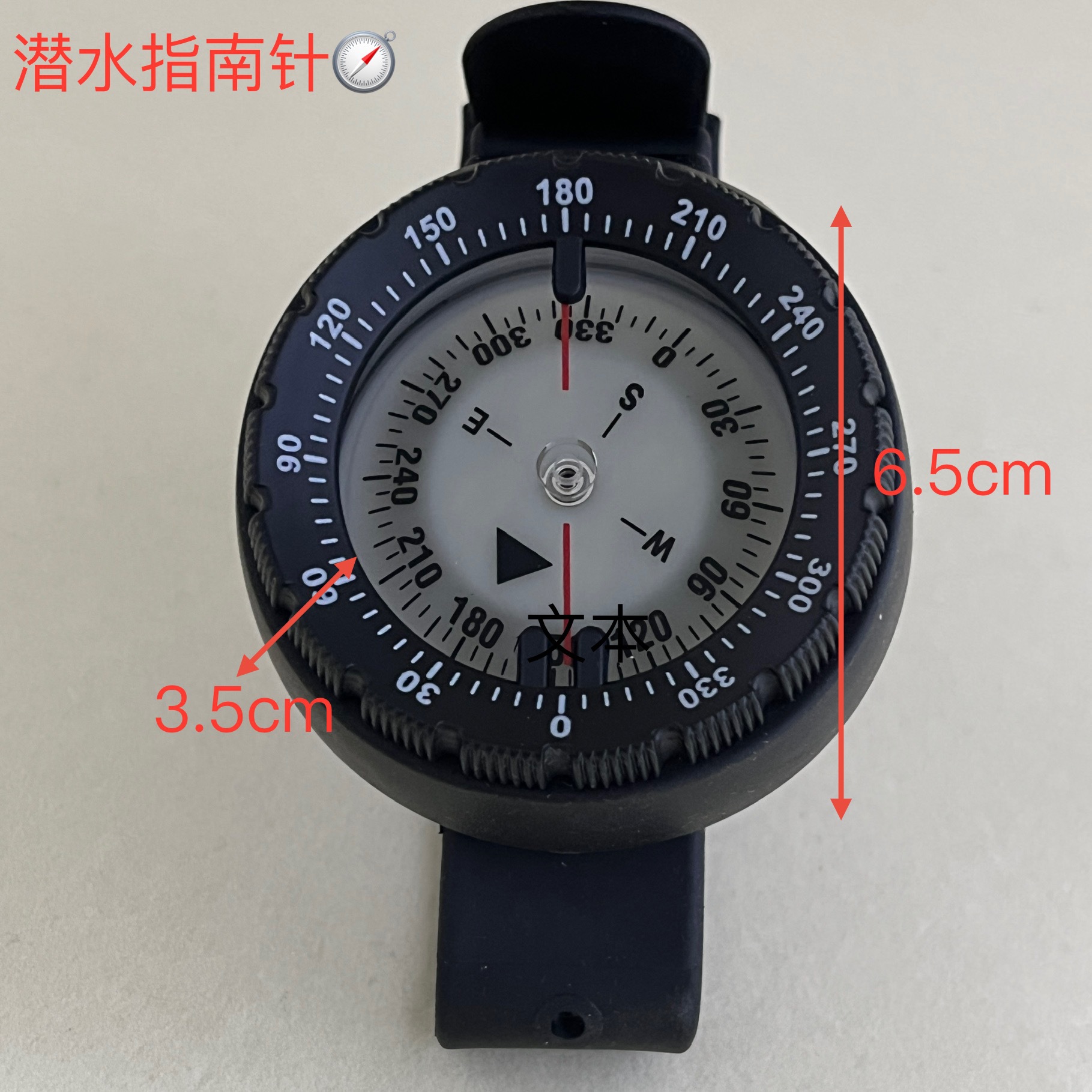 The new Amazon bestseller Q60 diving watch with a compass strap, a high-quality gift compass for diving