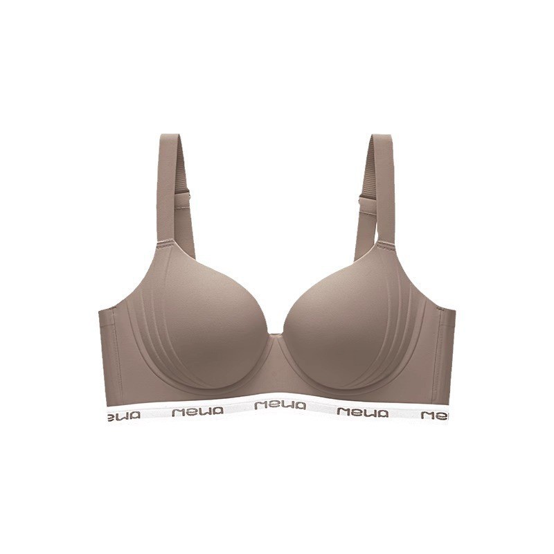 Seamless lingerie for women in summer, thin, large bust, slimming, breast reduction, anti-sagging, large-sized sports shock-absorbing and adjustable bra Item Picture