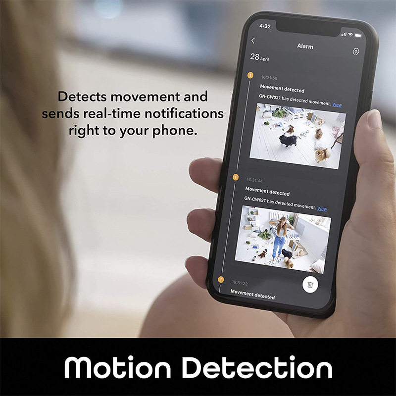 智能安防监控实物图