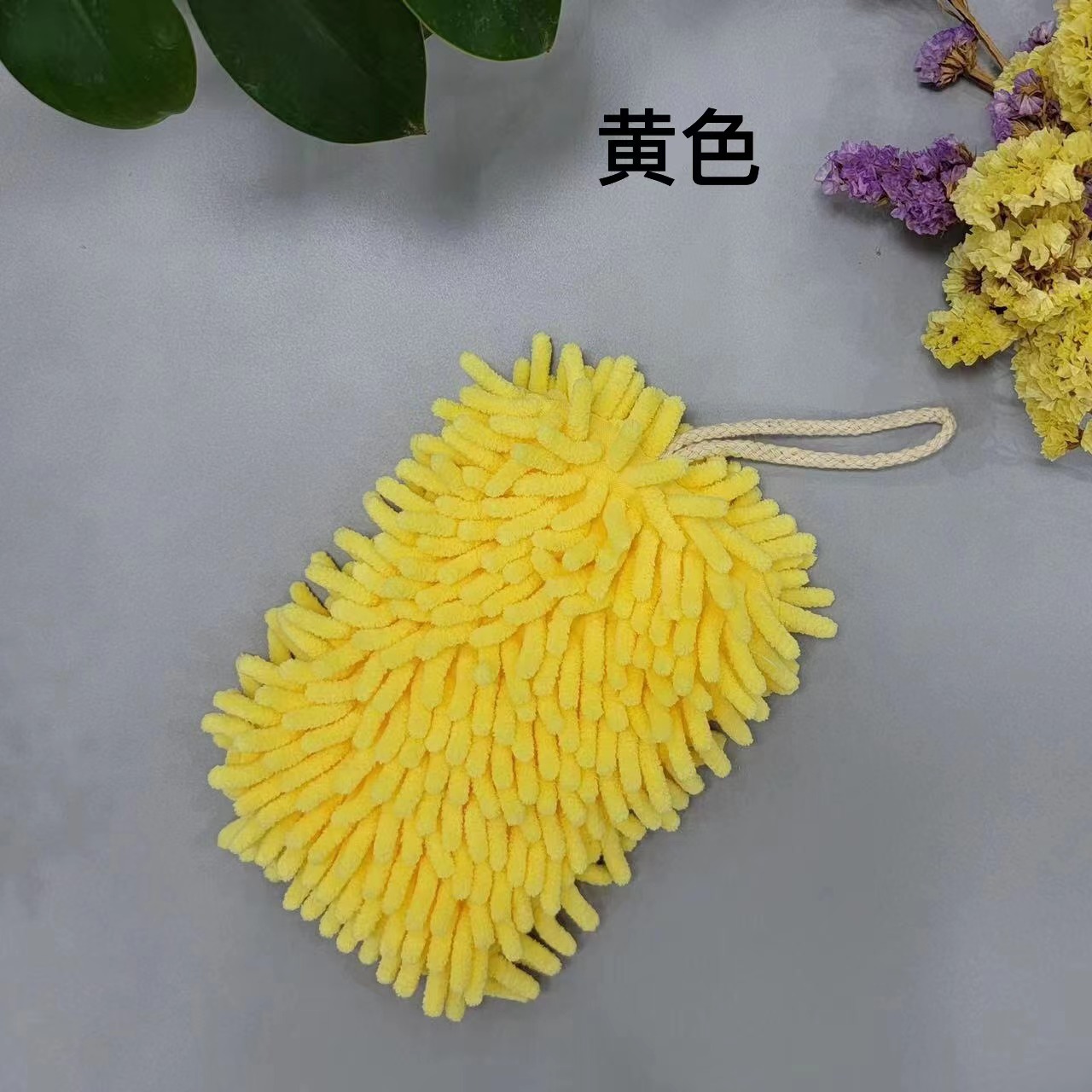 【LOVELY HOME】【 Chi Jia 】 Chenier handball hanging Absorbent Towel Thickened Kitchen quick-drying towel Hand Towel Bathroom Functional towel Specification image