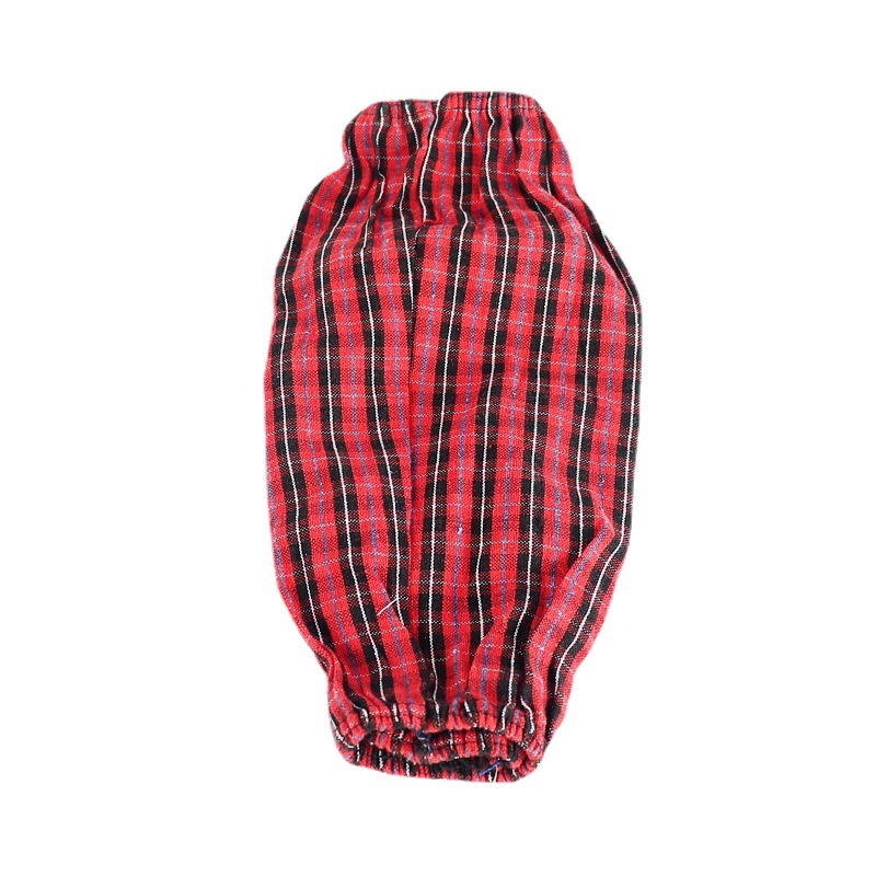 Spot Wholesale Cotton Checkered Sleeves Labor Protection Oil-Proof Sleeves For Men And Women Universal Household Dust Sleeves Stall Supply Item Picture