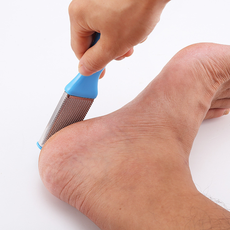 Double-sided foot grinding stones, foot grinding tools, foot rubbing boards, foot shaping files, tools for removing dead skin and calluses, foot washing brushes wholesale Specification image