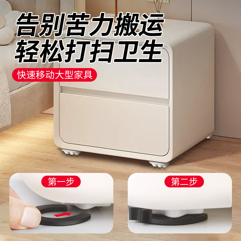 Swivel wheels, mobile adhesive type pulley base, ball bearings without drilling, steel balls, nylon balls, silent furniture casters Specification image