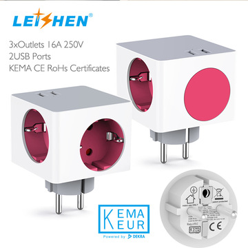 Dual usb power sockets, European and German standard wall sockets, switches, socket panels, multi-functional Item Picture